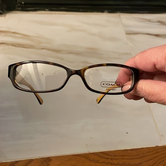 NWOT COACH GLASSES DARK TORTOISE - Picture 3 of 7